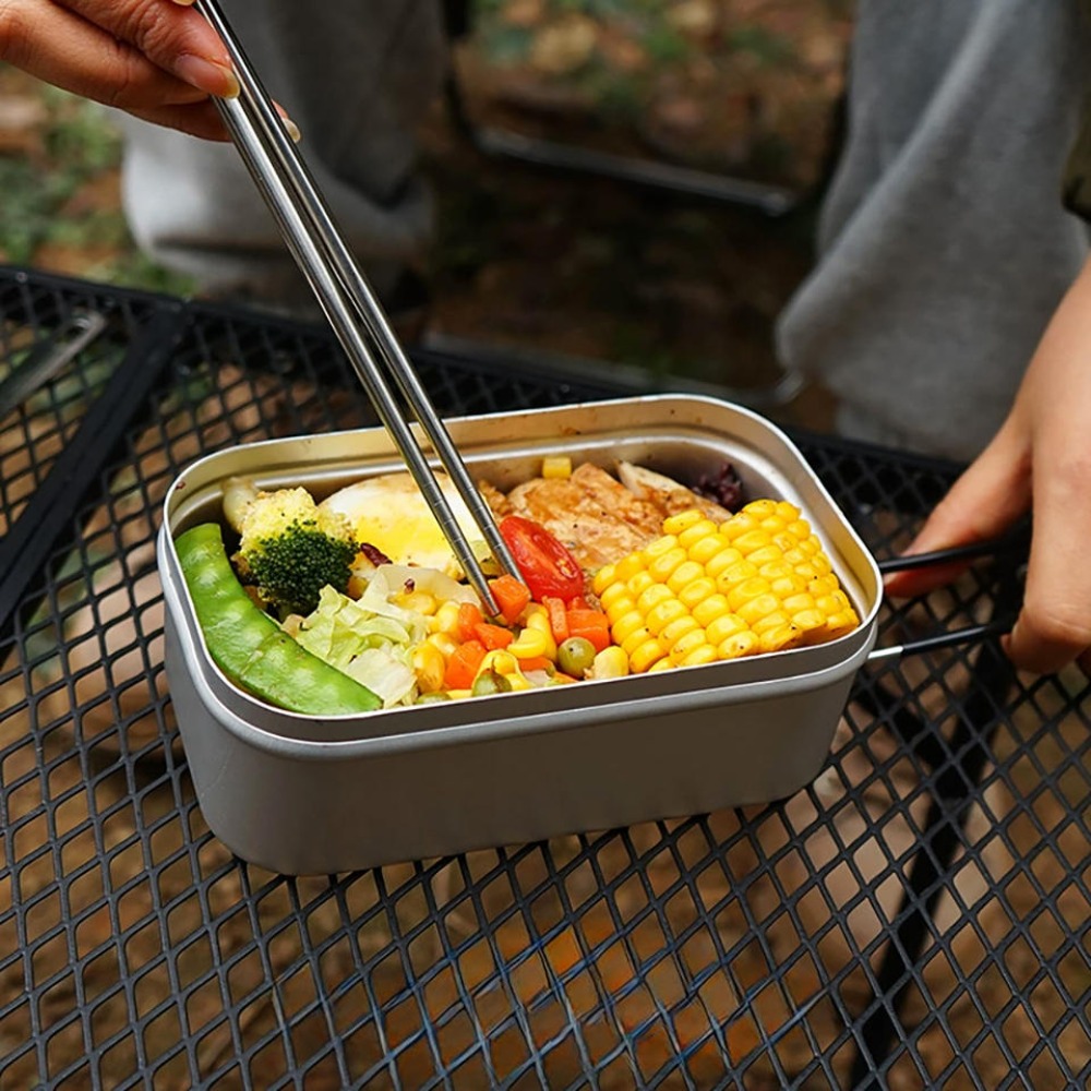 Camping Cooking Sets - Ultralight Tableware Camping Cookware Lunch Box