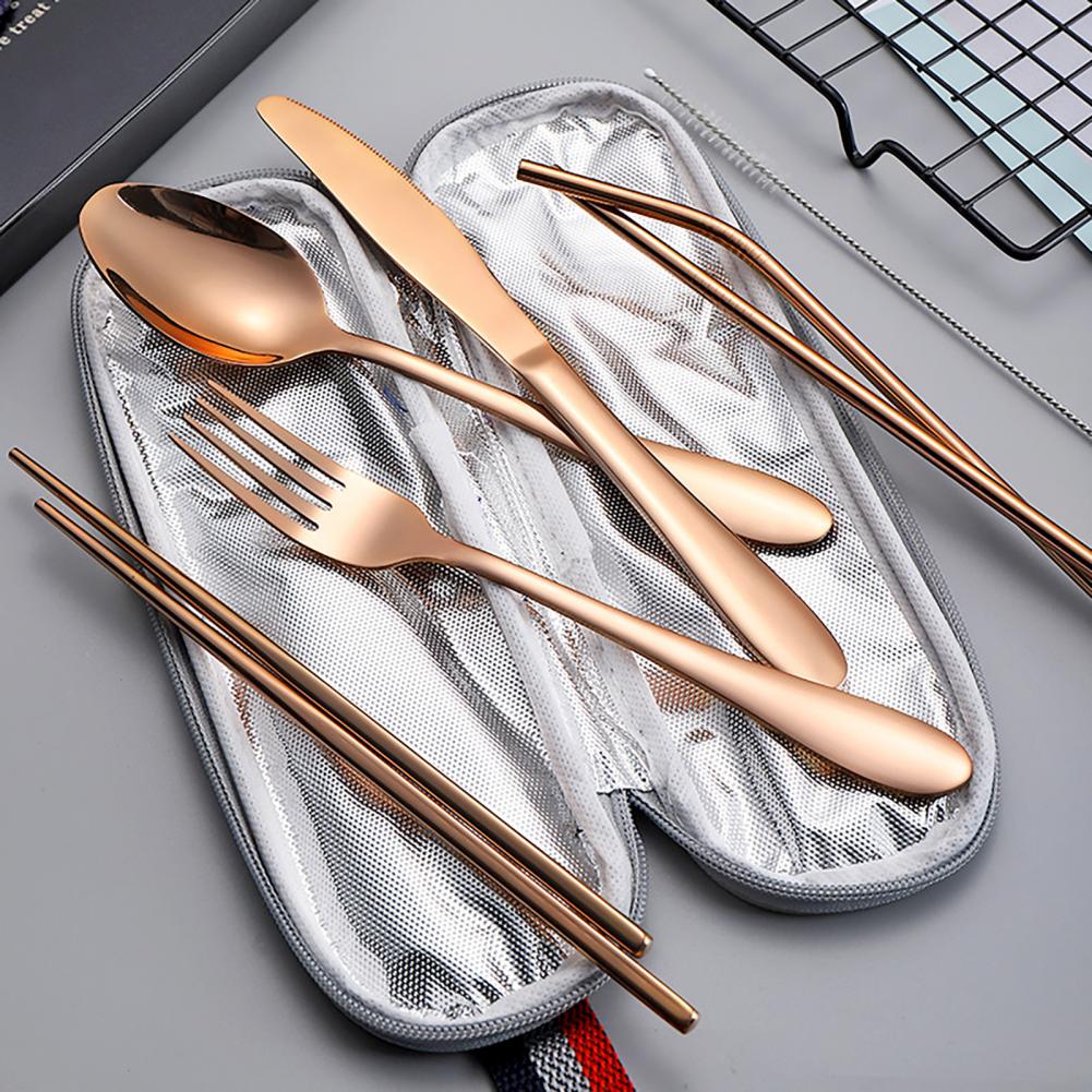 Camping Cooking Set Compact - Travel Cutlery Pouch Felt Utensil Organizer