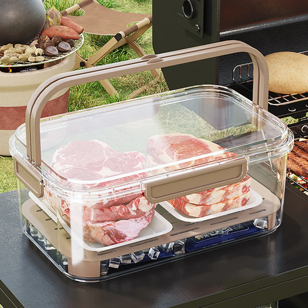 Camping Cooking Food - Portable Food Storage Container Large Capacity