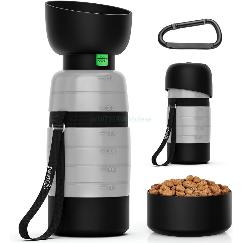 Camping Cooking Food - 650ML Dog Water Bottle with 150ml