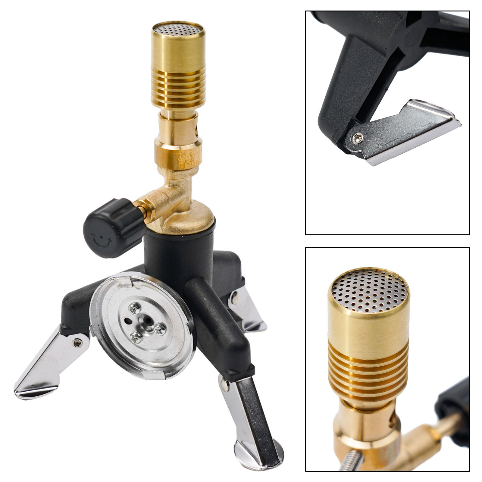 Portable Brass Bunsen Burner L - Camping Cooking Gas Stove Portable Tool ulasan dan harga