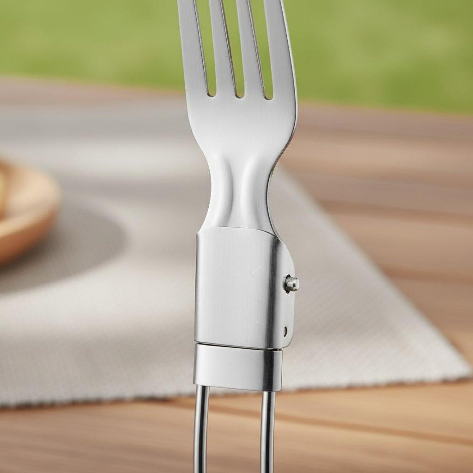 Folding Cutlery Compact Tablew - Camping Cooking Set Compact ulasan dan harga