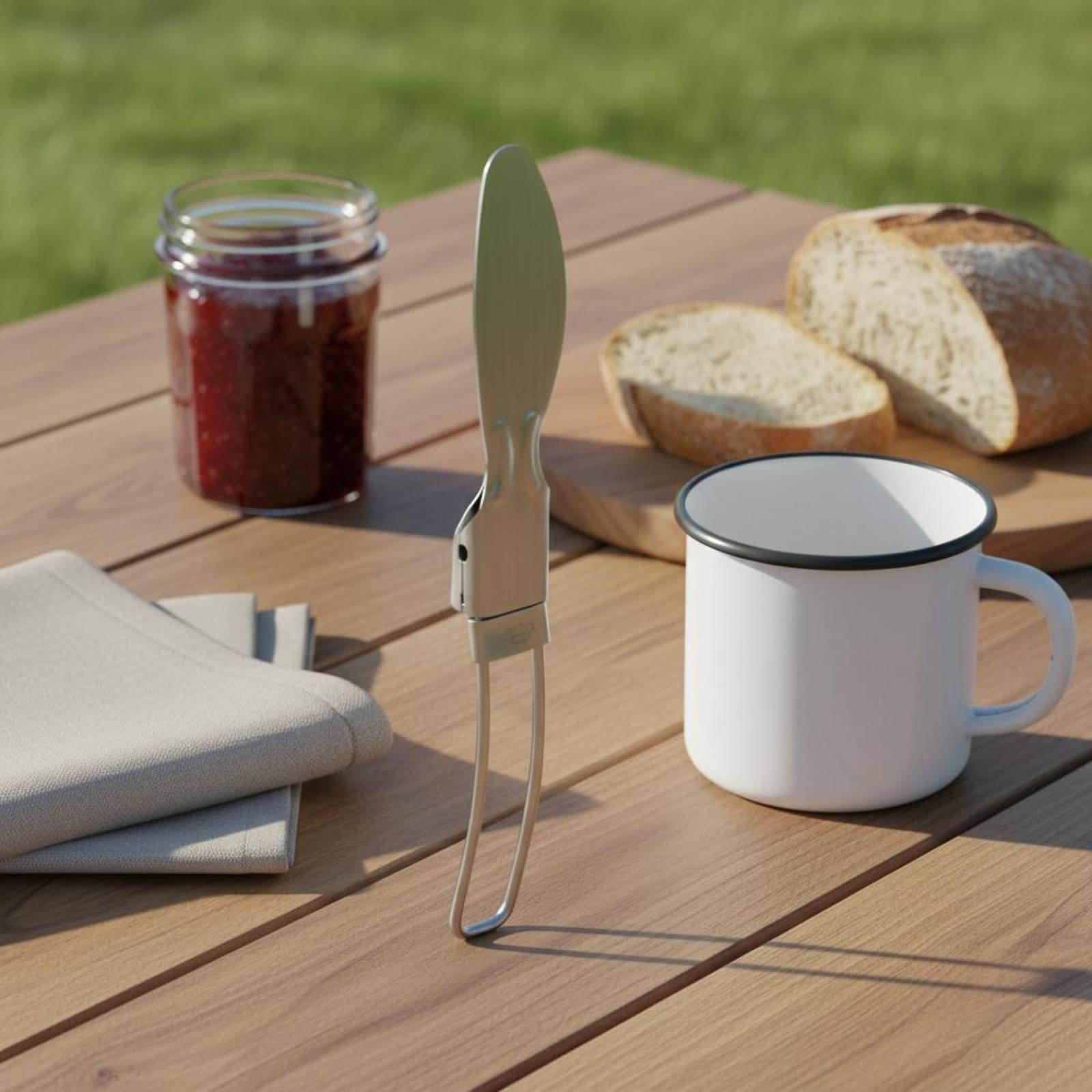 Folding Cutlery Compact Tablew - Camping Cooking Set Compact ulasan dan harga