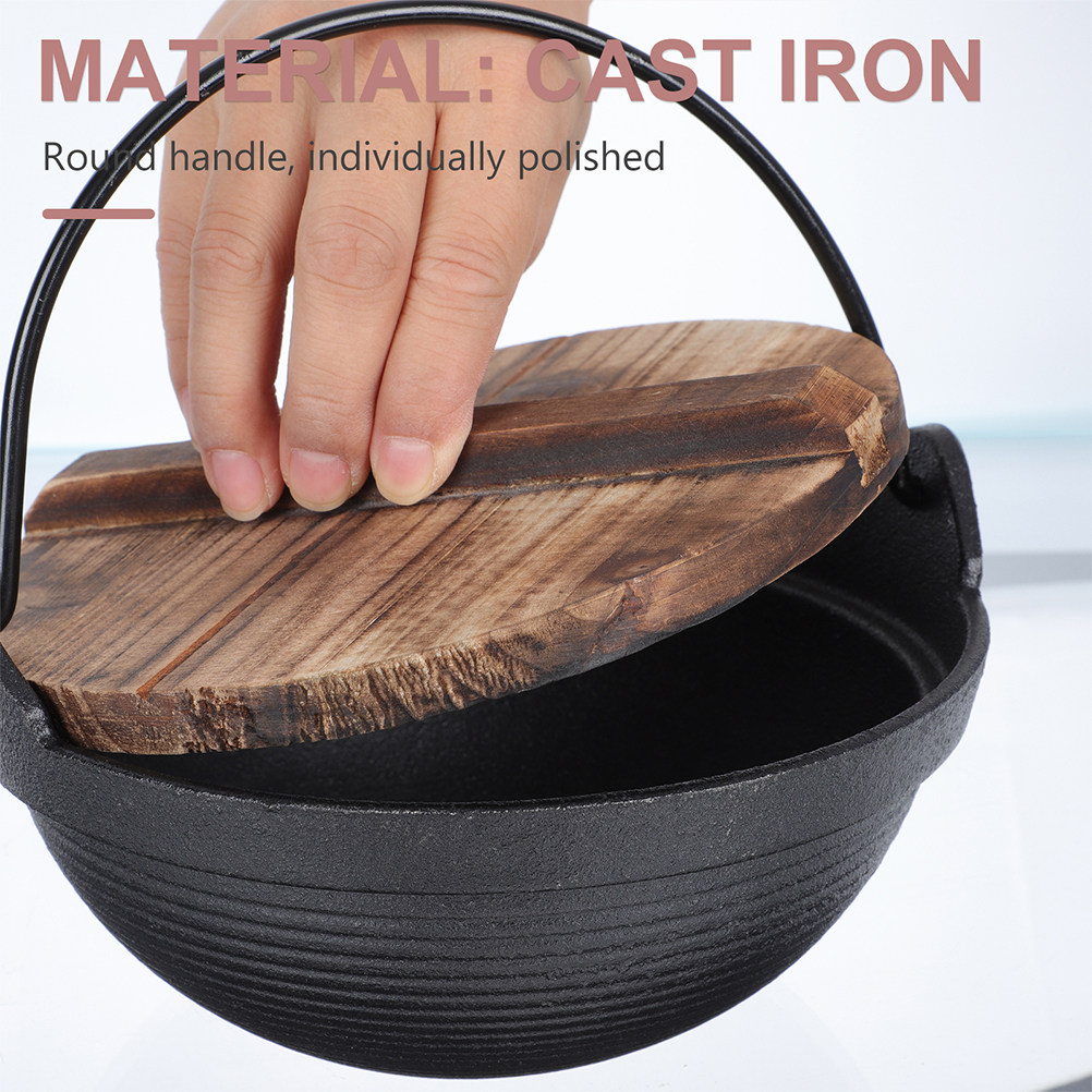 Premium Cast Iron Hanging Cook - Japanese Camping Cooking ulasan dan harga