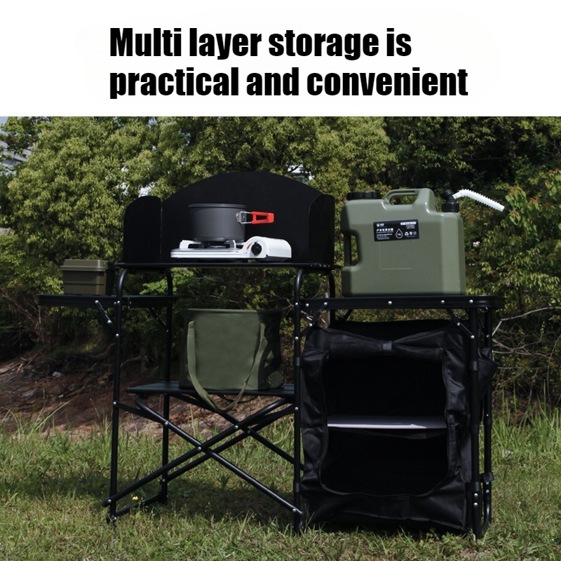 Portable Camping Folding Stora - Camping Cooking Bench ulasan dan harga