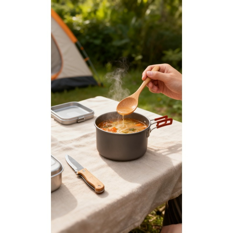 Japanese Wooden Spoon for Tea  - Japanese Camping Cooking ulasan dan harga