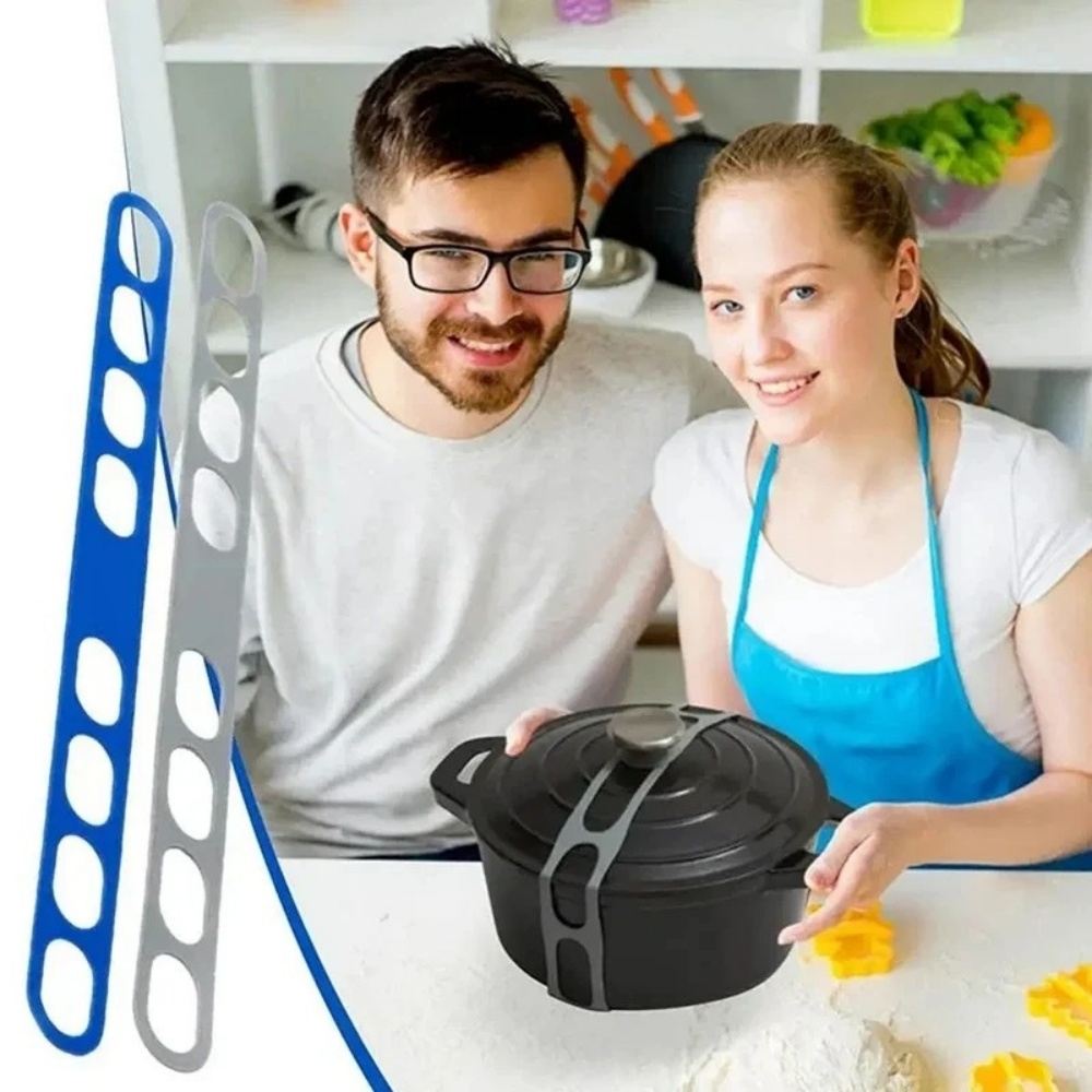 Reusable Silicone Elastic Pot  - Camping Cooking Pot With Lid ulasan dan harga