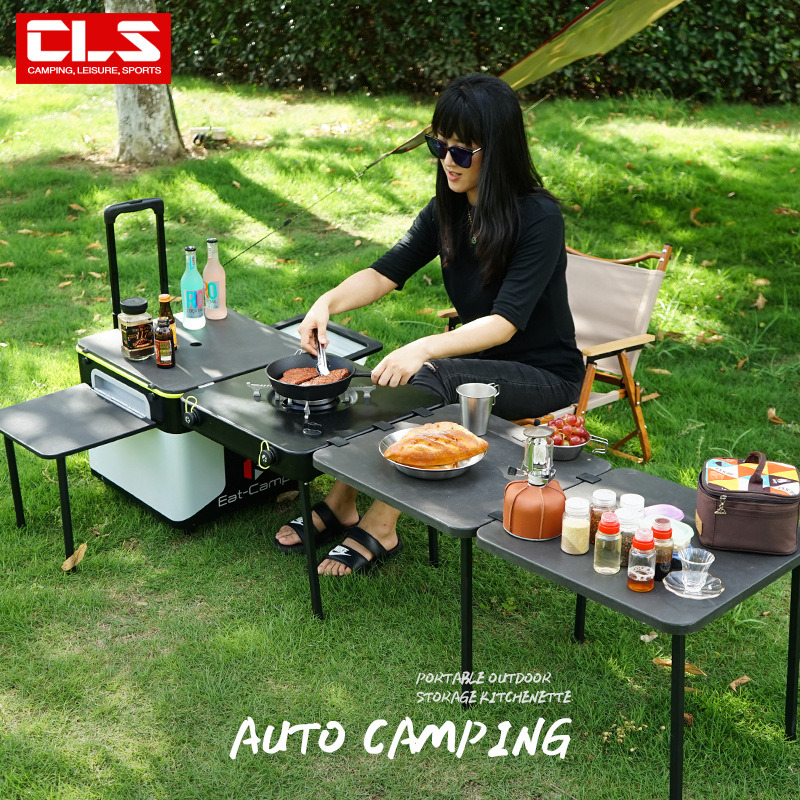 Portable Mobile Camping Kitche - Camping Cooking Box ulasan dan harga