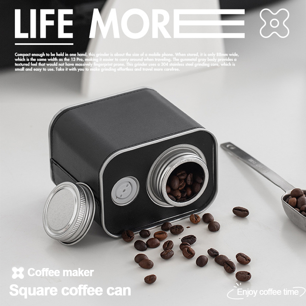 Coffee Bean Airtight Cans Outd - Camping Cooking Food ulasan dan harga