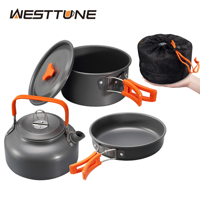 WESTTUNE Camping Cookware Kit  - Camping Cooking Sets ulasan dan harga