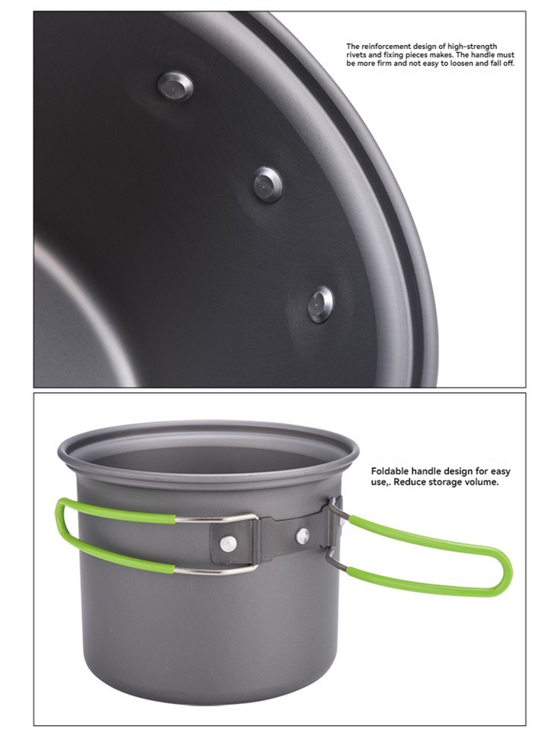 BRS-T15A Camping Cookware Mess - Camping Cooking Sets ulasan dan harga