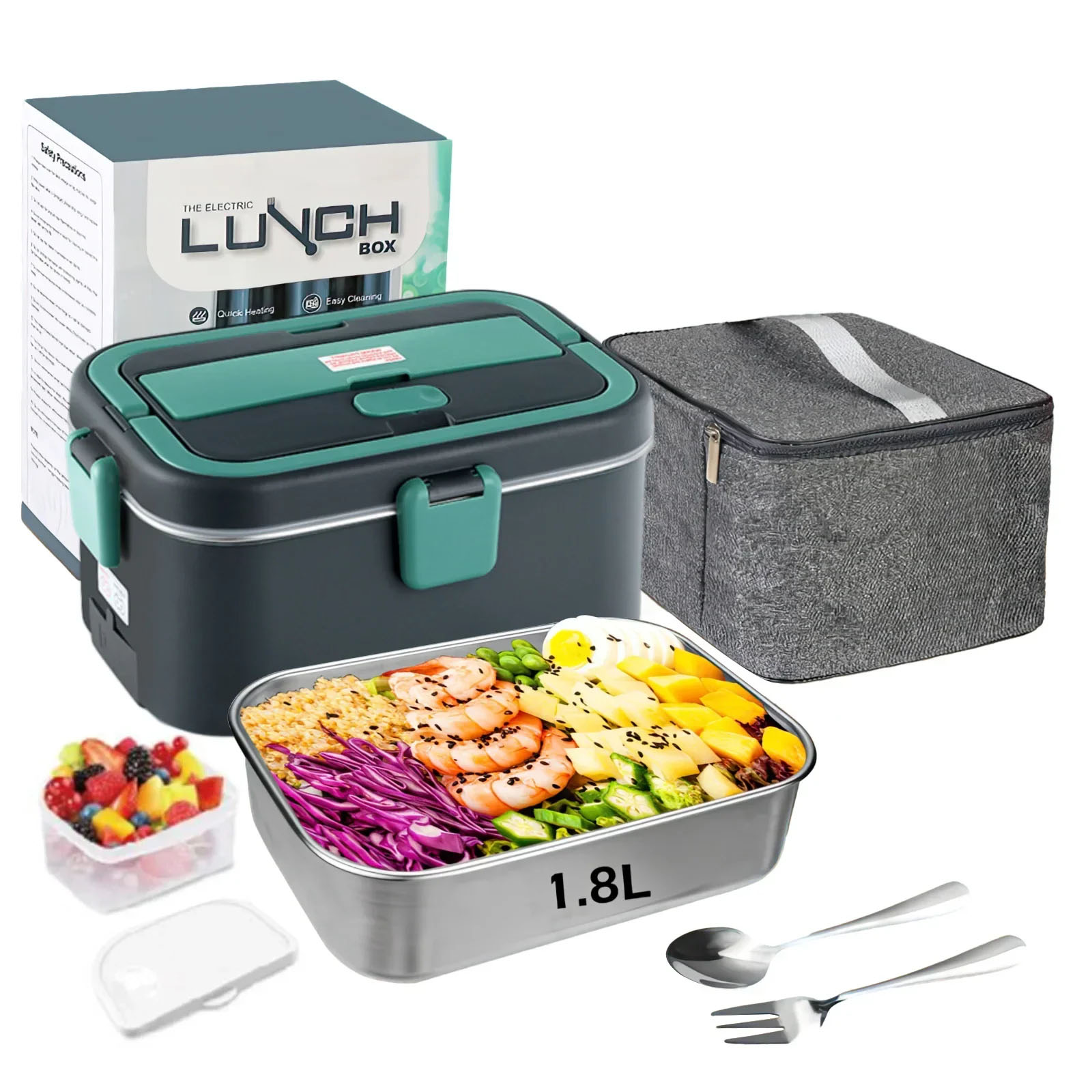 Electric Lunch Box Food Warmer - Camping Cooking Food ulasan dan harga