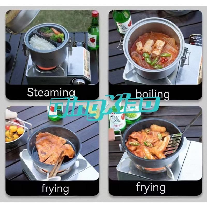 Outdoor 304 Stainless Steel Mu - Camping Cooking ulasan dan harga