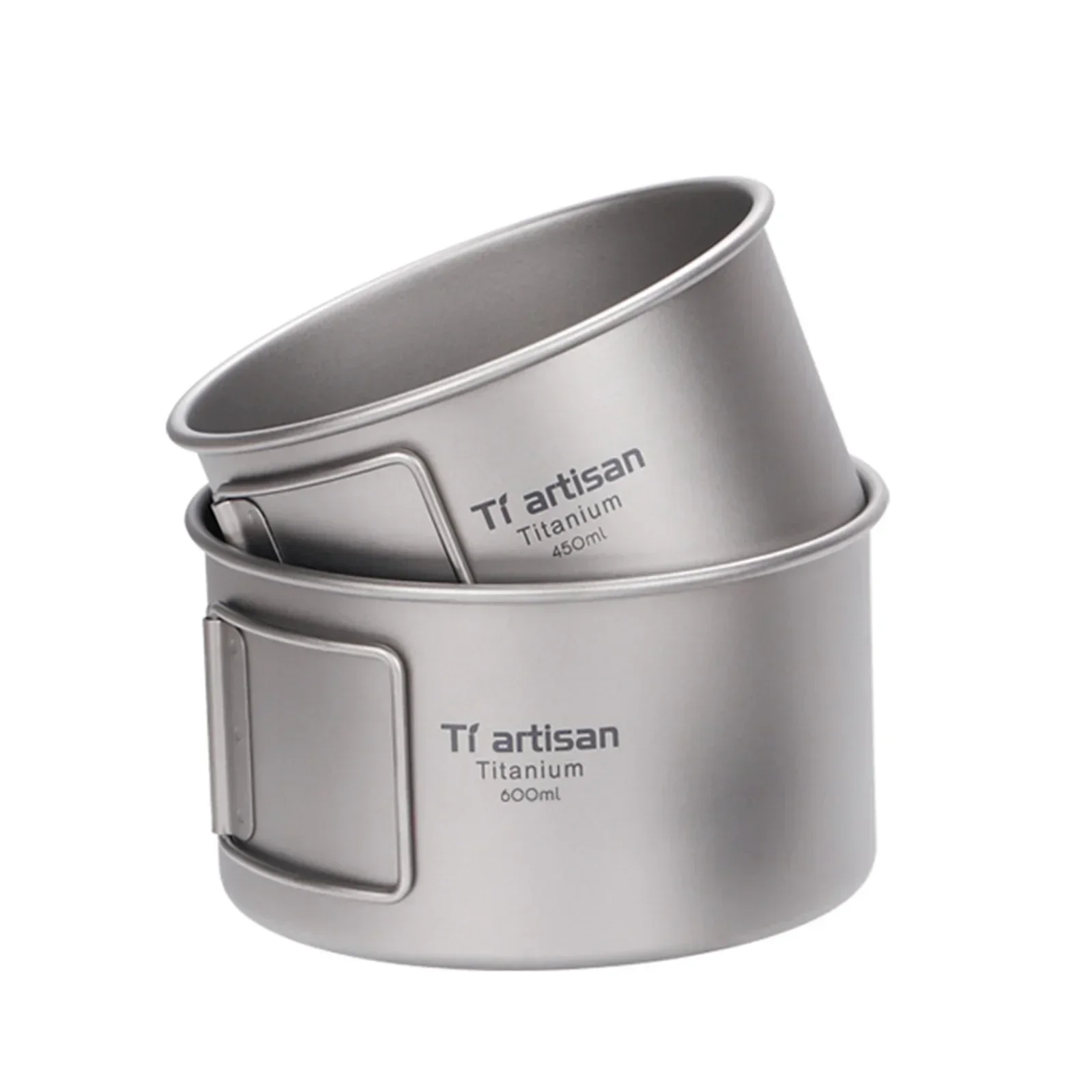 Titanium Bowl With Folding Han - Camping Cooking Pot With Lid ulasan dan harga