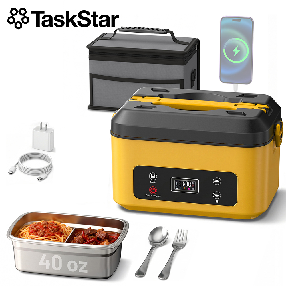 TaskStar Portable Heated Lunch - Camping Cooking Food ulasan dan harga