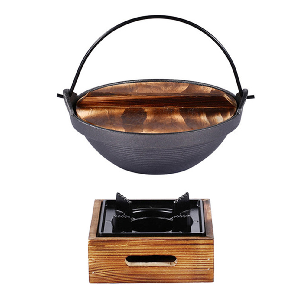 Japanese Style Cast Iron Sukiy - Japanese Camping Cooking ulasan dan harga