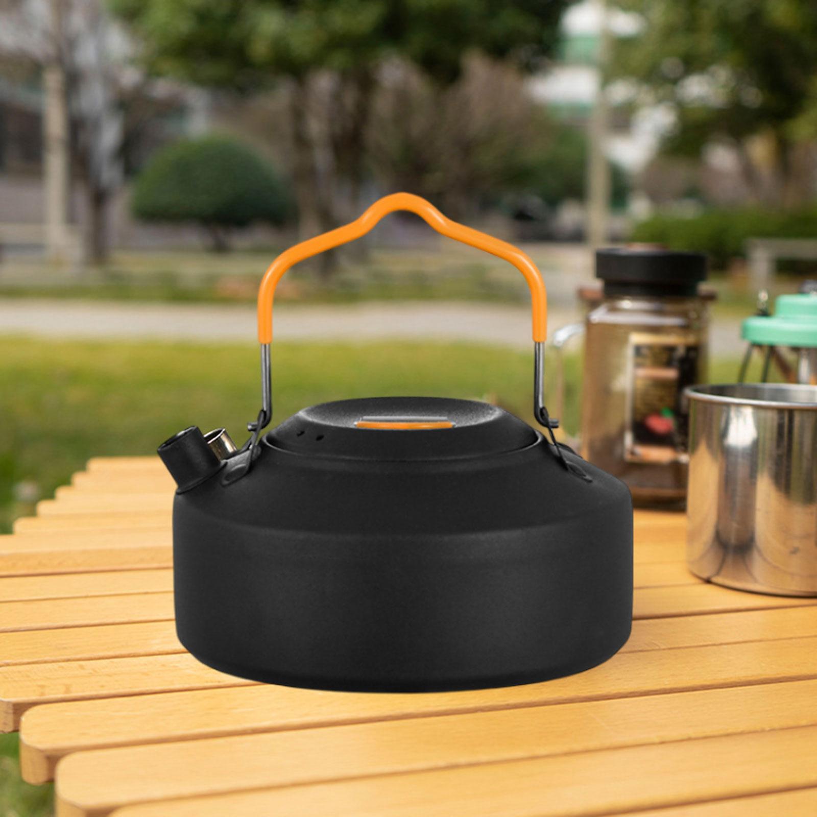 Portable Camping Kettle Coffee - Camping Cooking Pot With Lid ulasan dan harga