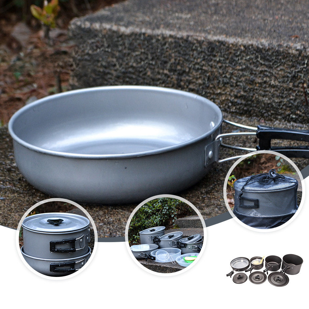 1Set Compact Camping Cookware  - Camping Cooking Set Compact ulasan dan harga