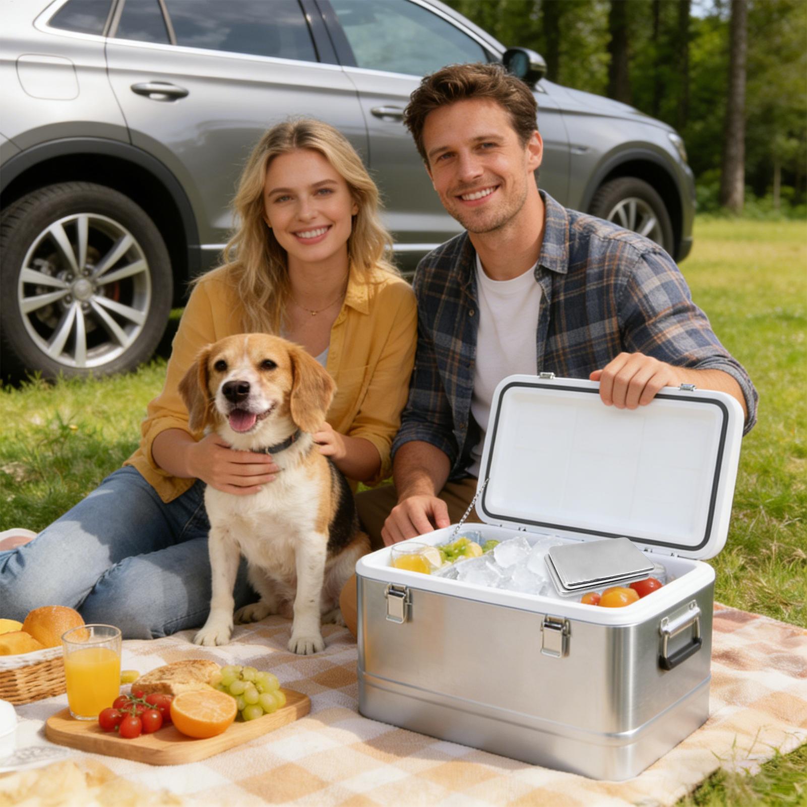 2pcs Stainless Steel Ice Packs - Camping Cooking Box ulasan dan harga