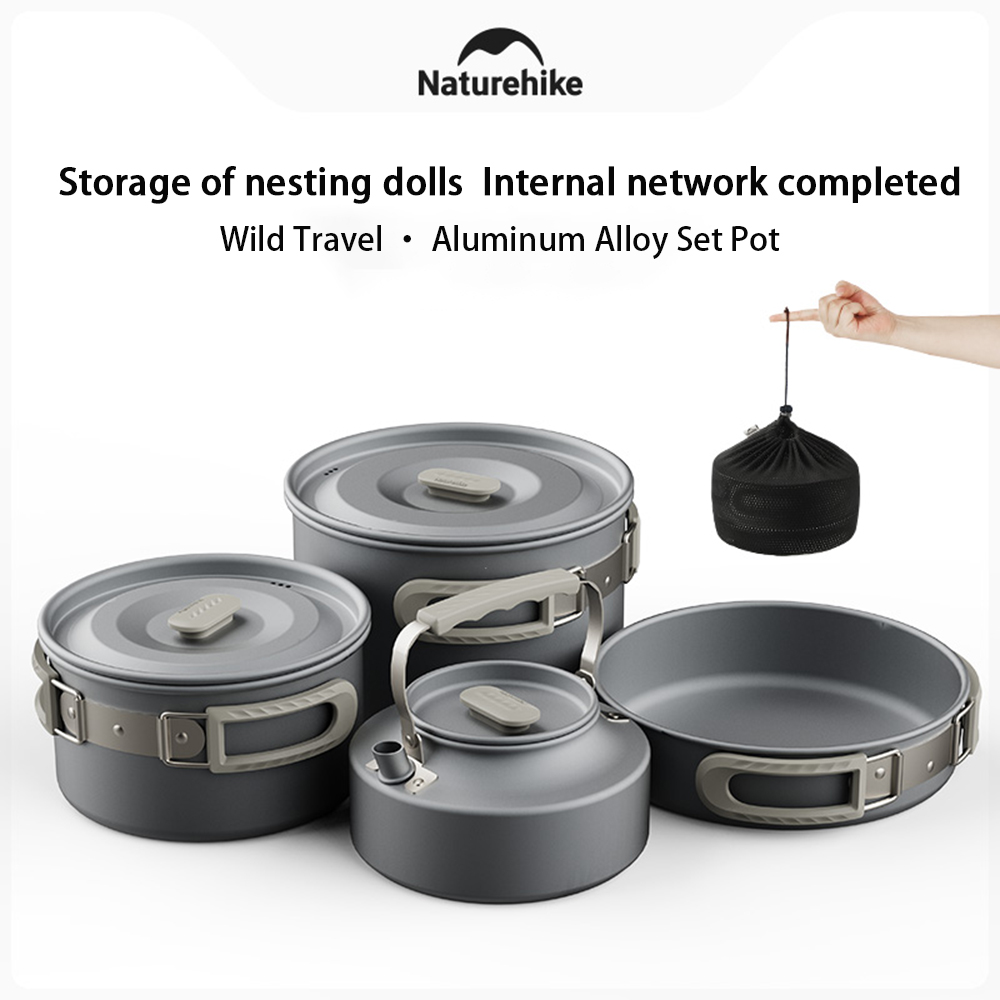 Naturehike Outdoor Pot Set,Cam - Camping Cooking Sets ulasan dan harga
