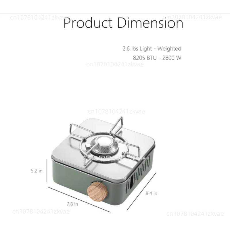 Butane Camping Stove with Port - Camping Cooking Gas Stove Portable Tool ulasan dan harga